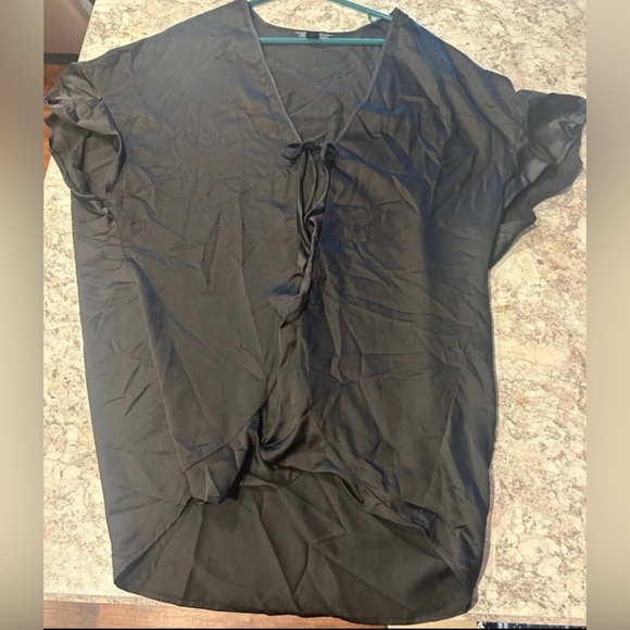 Victoria’s Secret kimono tie front Robe Love & VS white lettering - Picture 3 of 8